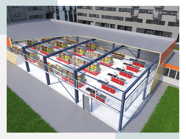 Строительство магазинов в Апатиты от 622 руб. за м²