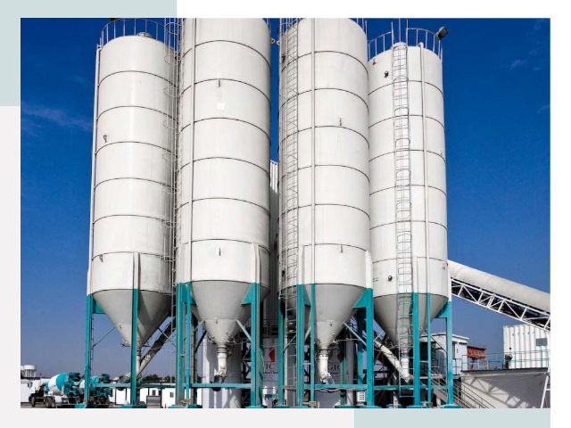 Строительство цементных силосов в Апатитах