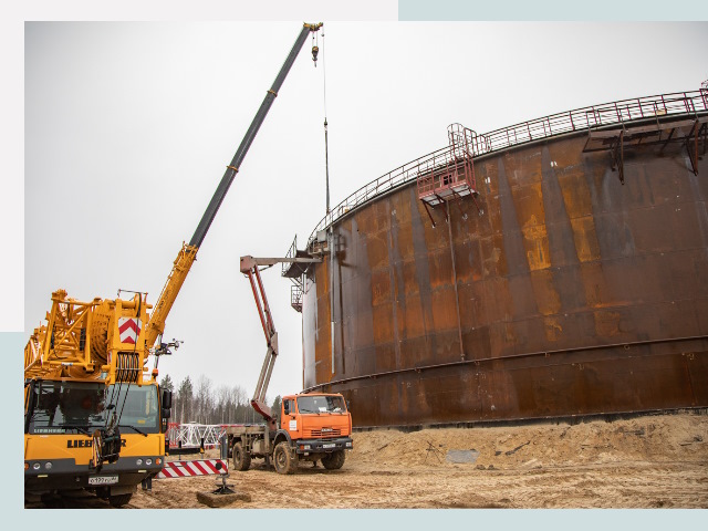 Монтаж резервуаров в Апатитах от 622 руб. за м³