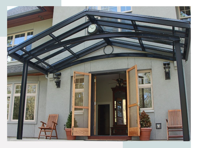 Козырьки металлические в Апатитах